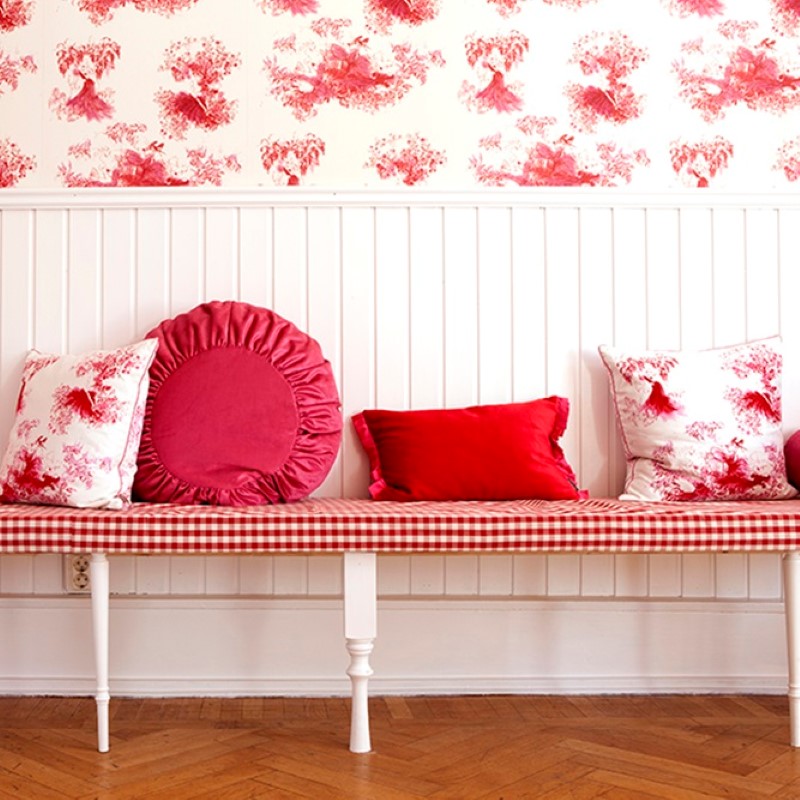 Tapet Mimou Toile Mesdames Fuchsia