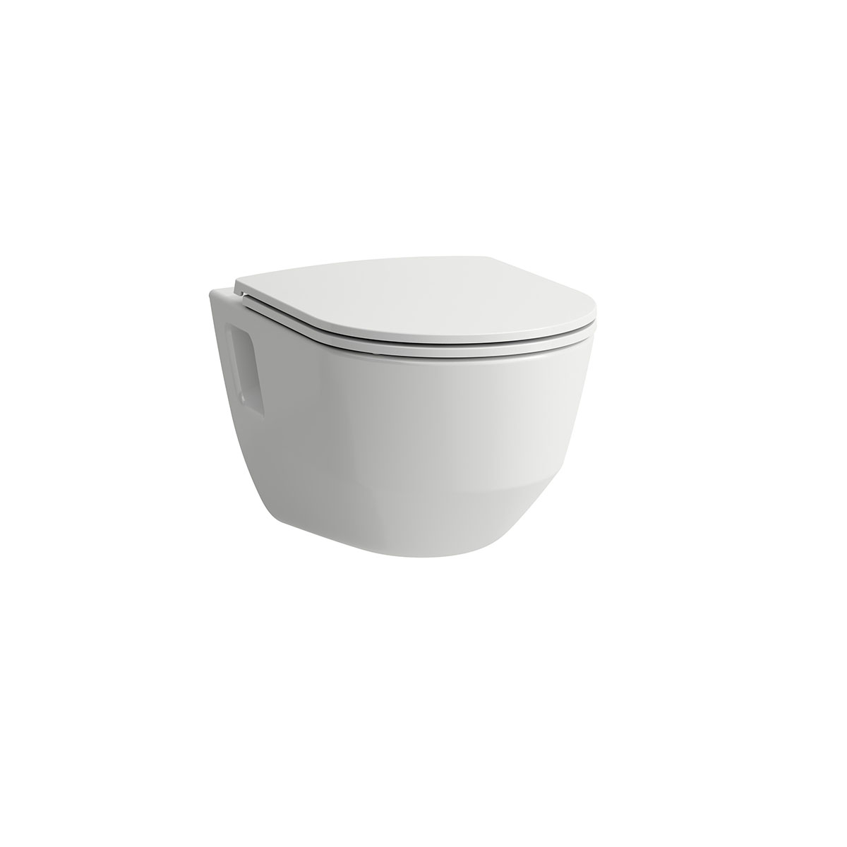 Vägghängd Toalettstol Laufen Pro 820964 Rimless med Öppet Montage