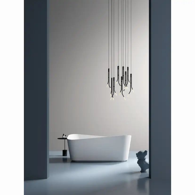Badkar Nourk Bend Fristående 1700 mm
