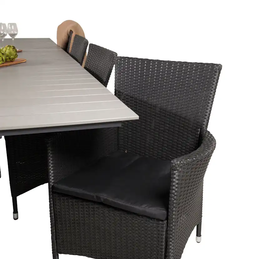 Matgrupp Venture Home Lova 224/324 med 10 Kira Karmstolar