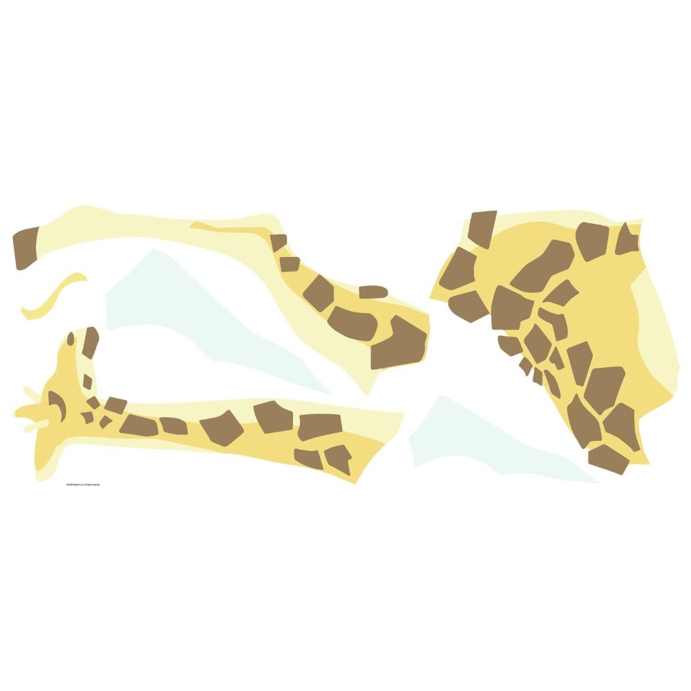 Väggdekor RoomMates Giraffe Giant