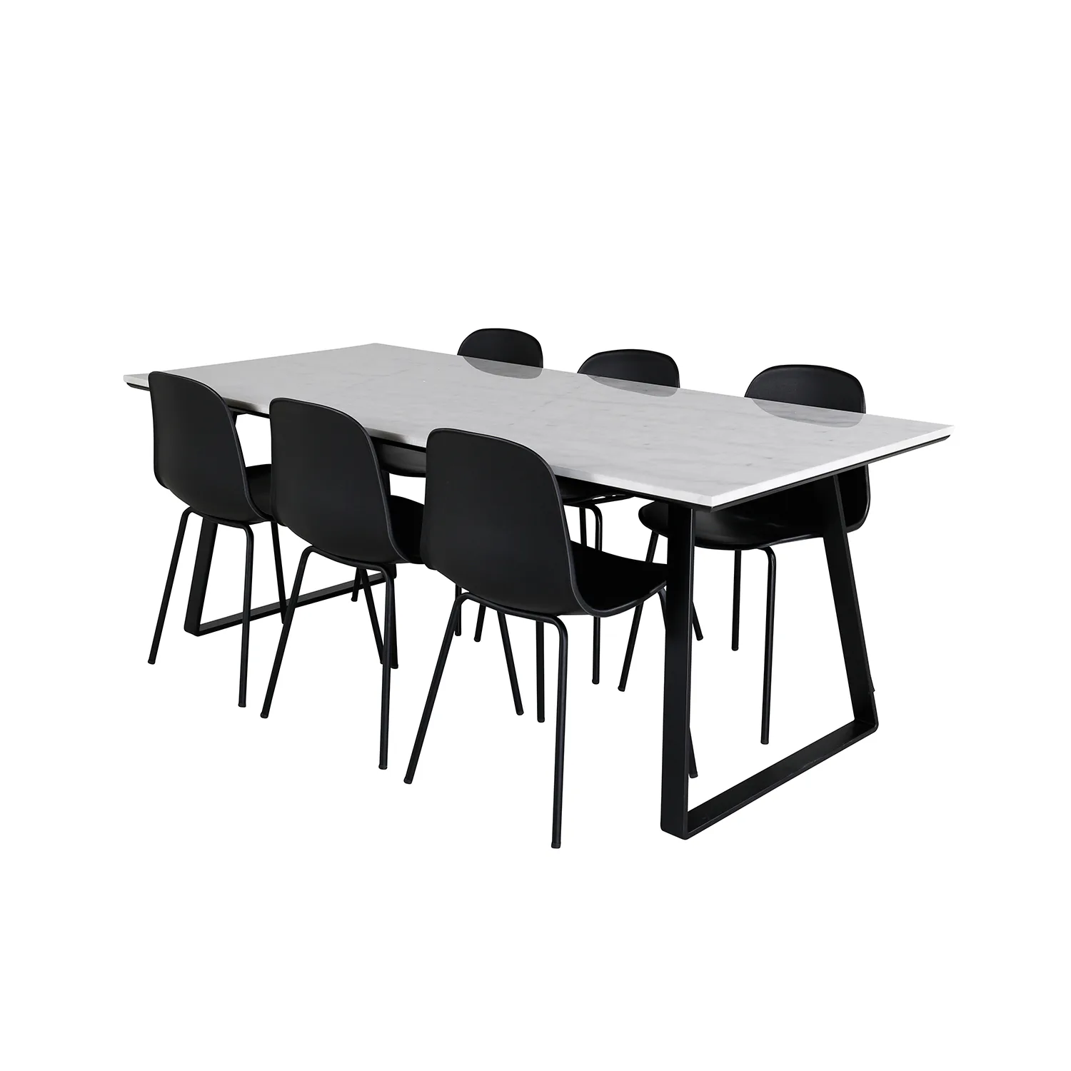 Matgrupp Venture Home Estelle med 6 Ardi Stolar