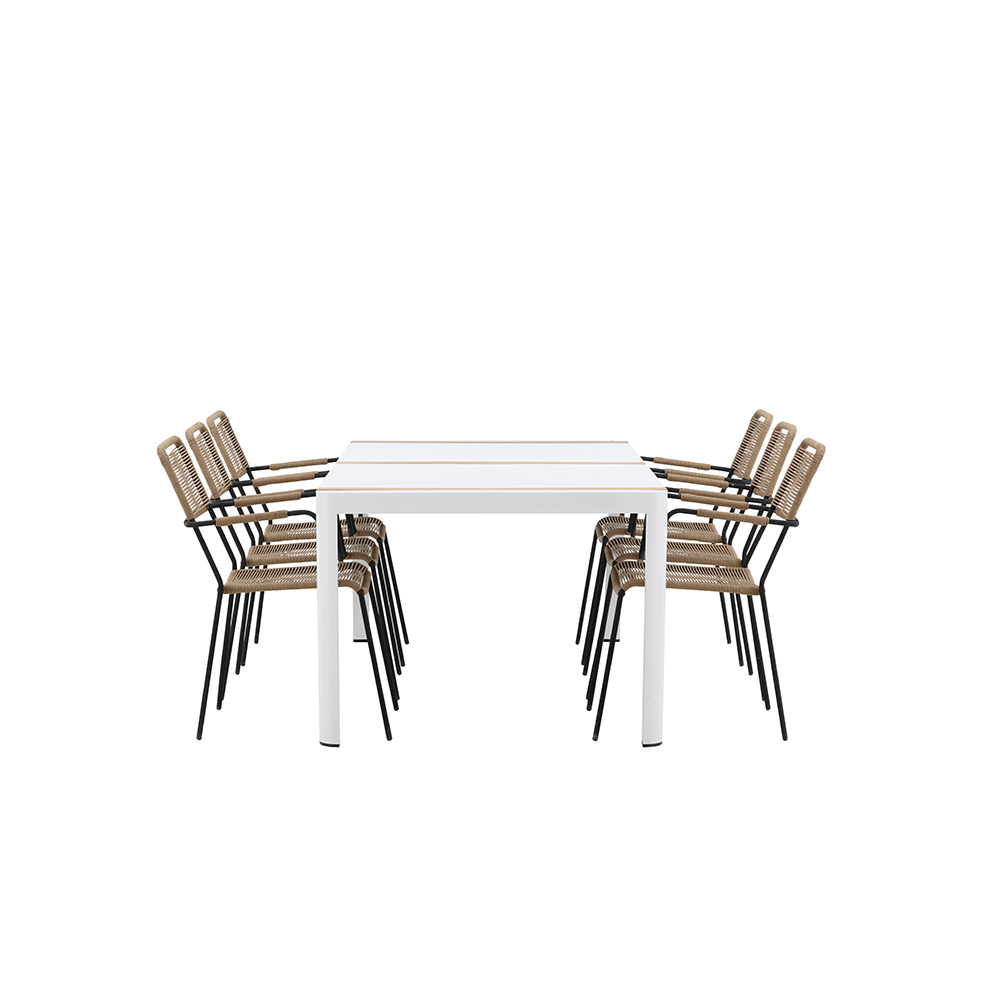 Matgrupp Venture Home Togo med 6 Lindos Stolar