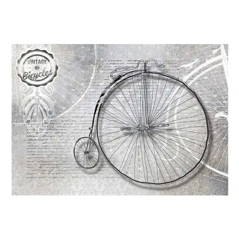 Fototapet Arkiio Vintage Bicycles Black And White