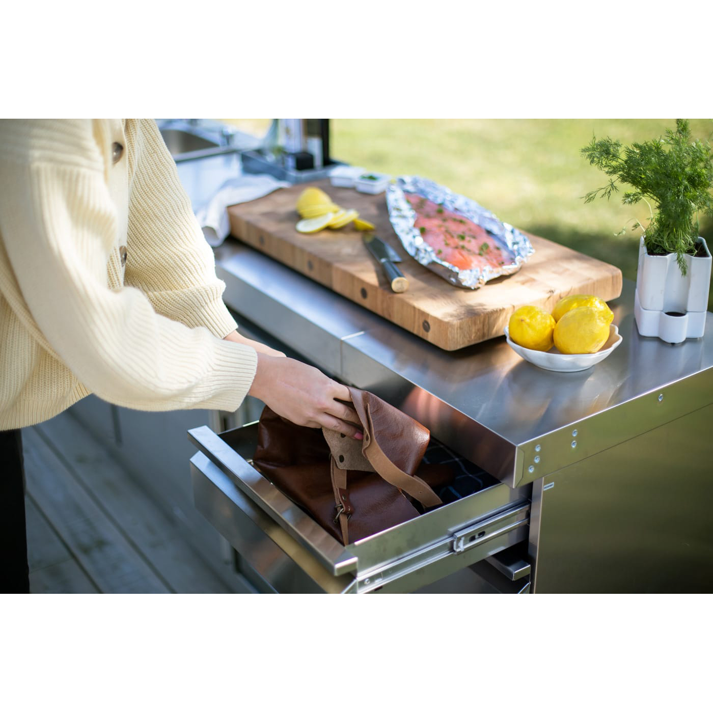 Lådmodul Myoutdoorkitchen Classic Line Stainless 304SS