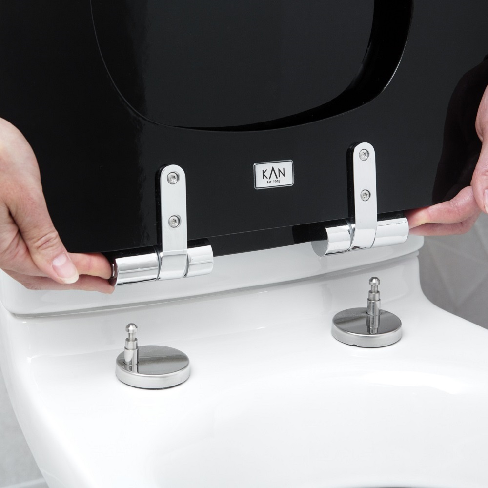 Toalettlock Kan 3001 Exclusive  Svart Svart