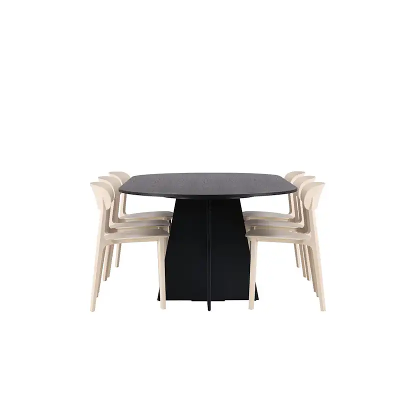Matgrupp Venture Home Bootcut Oval med 6 st Åstol