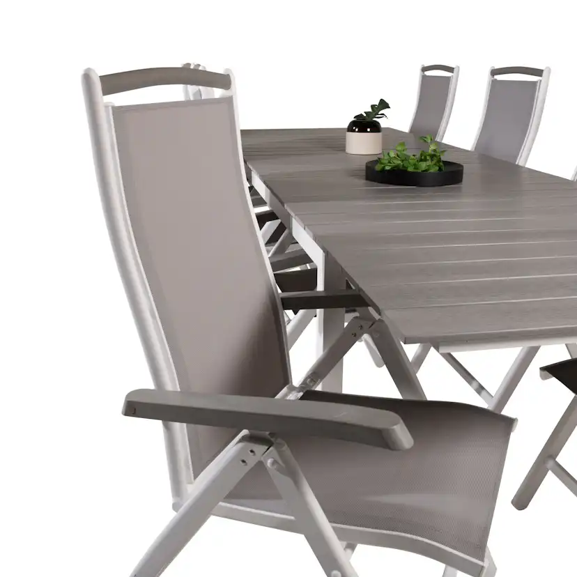 Matgrupp Venture Home Lova 224/324 med 8 Albany Stolar