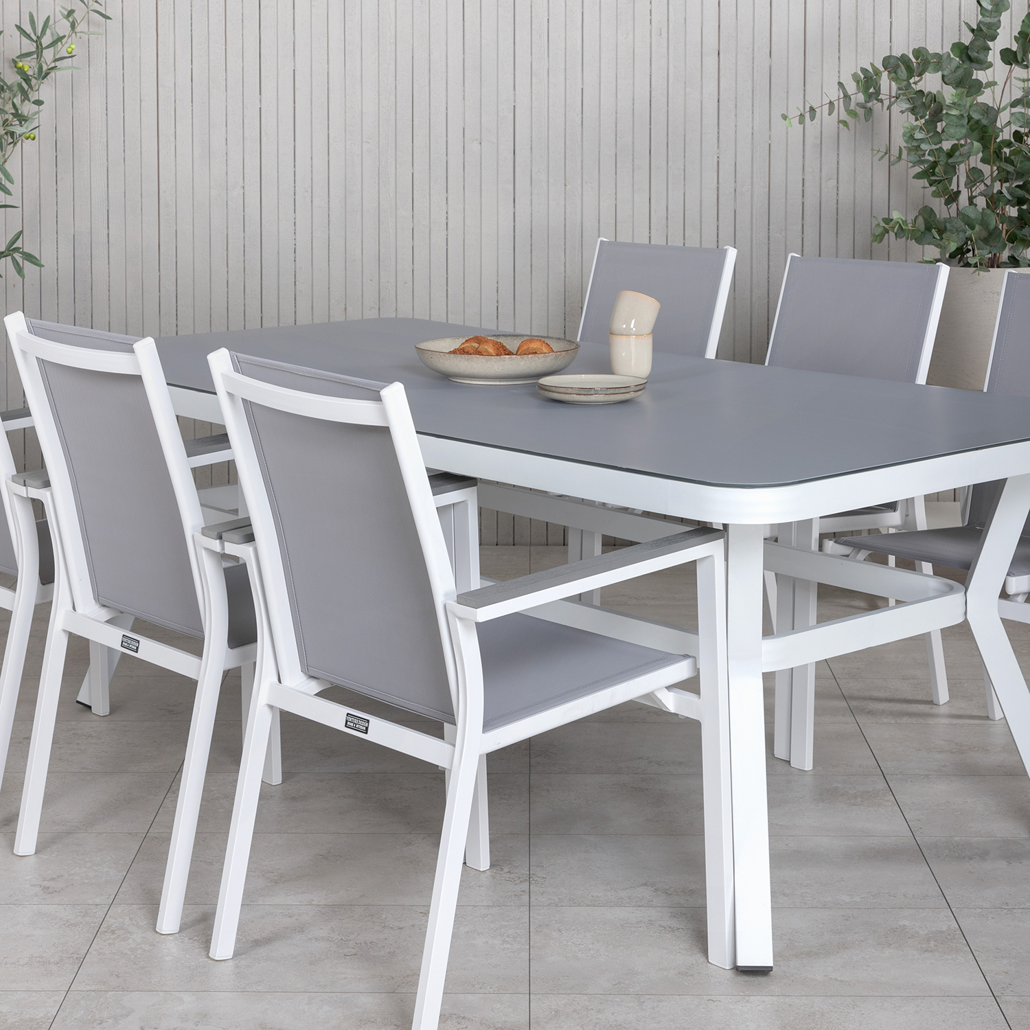 Matgrupp Venture Home Virya 160x90 med 6 Parma Matstolar