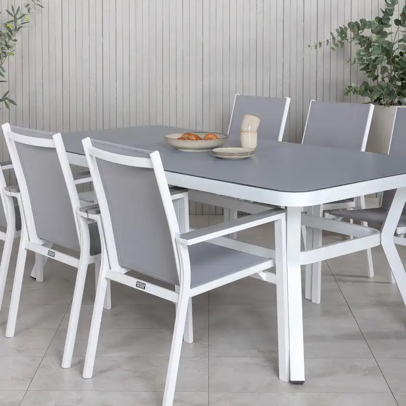 Matgrupp Venture Home Virya 160x90 med 6 Parma Matstolar