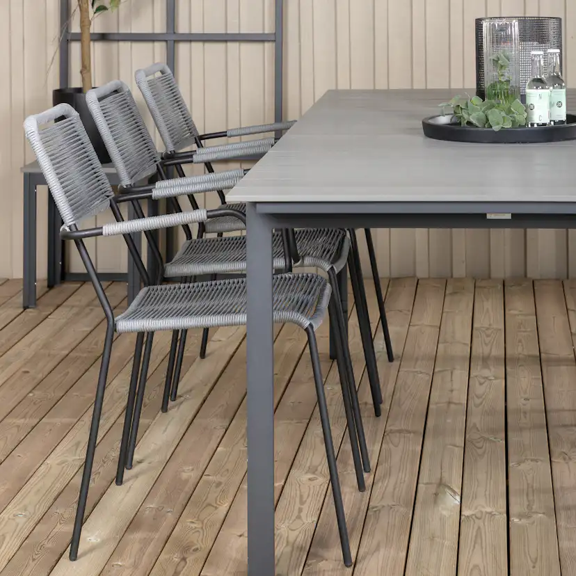 Matgrupp Venture Home Lova 224 med 6 Leon Matstolar