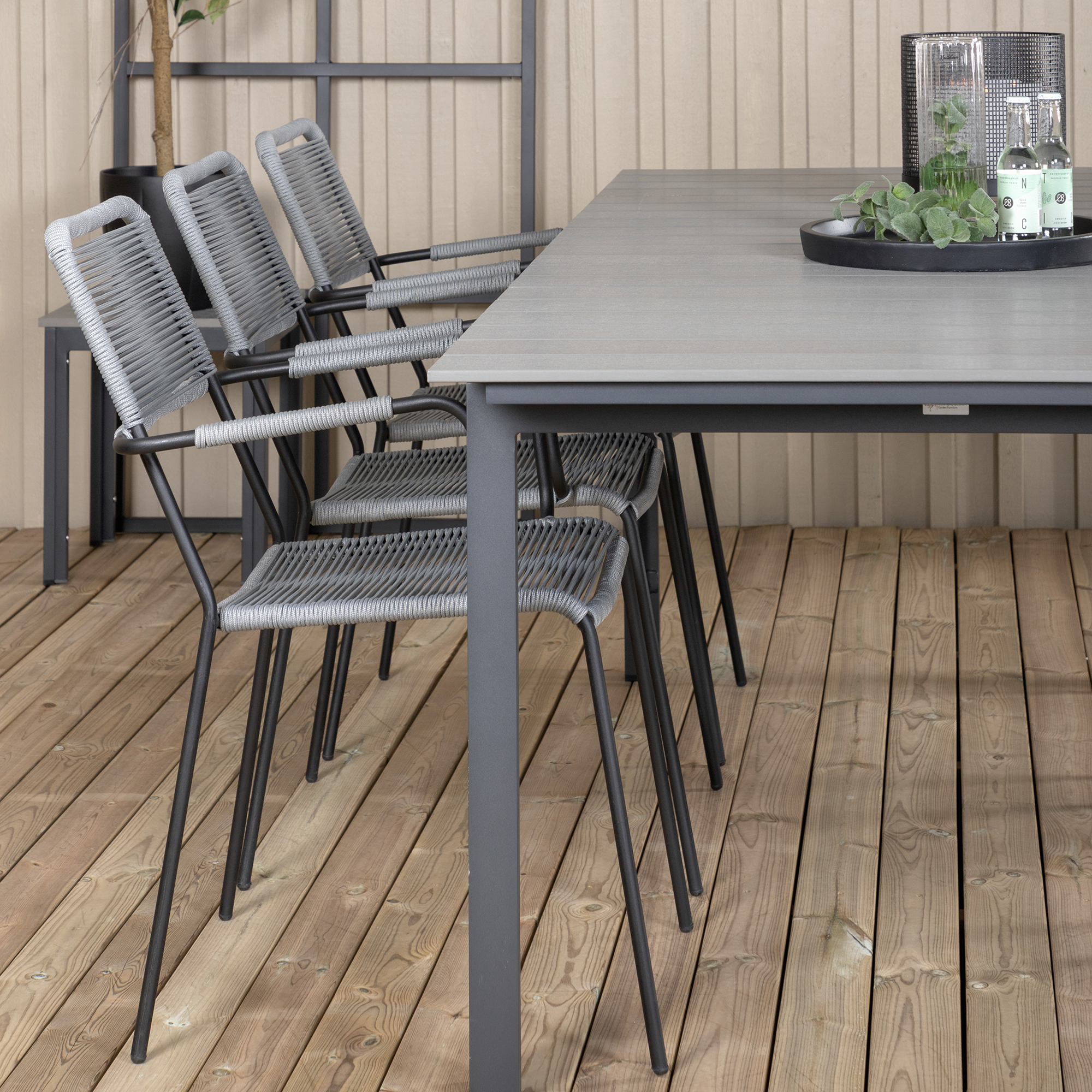 Matgrupp Venture Home Lova 224 med 6 Leon Matstolar