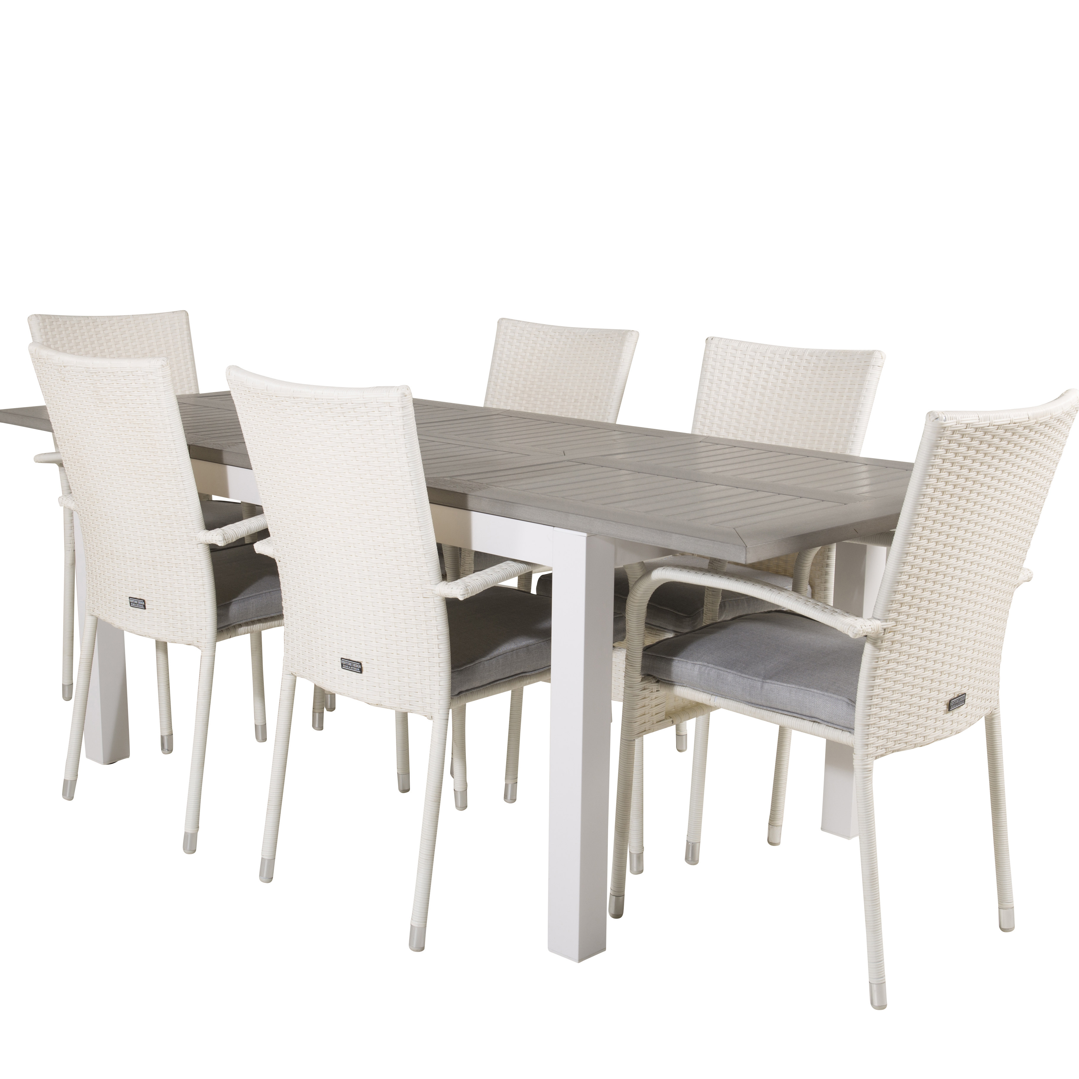 Matgrupp Venture Home Aleyna 160/240 med 6 Asta Stolar