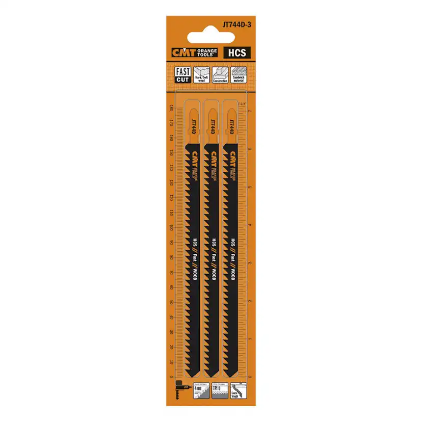Sticksågblad CMT Orange Tools Virke 155mm HCS Fast 3 st