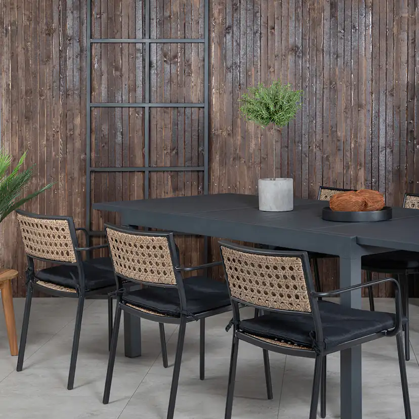 Matgrupp Venture Home Marbella med 6 Poda Stolar