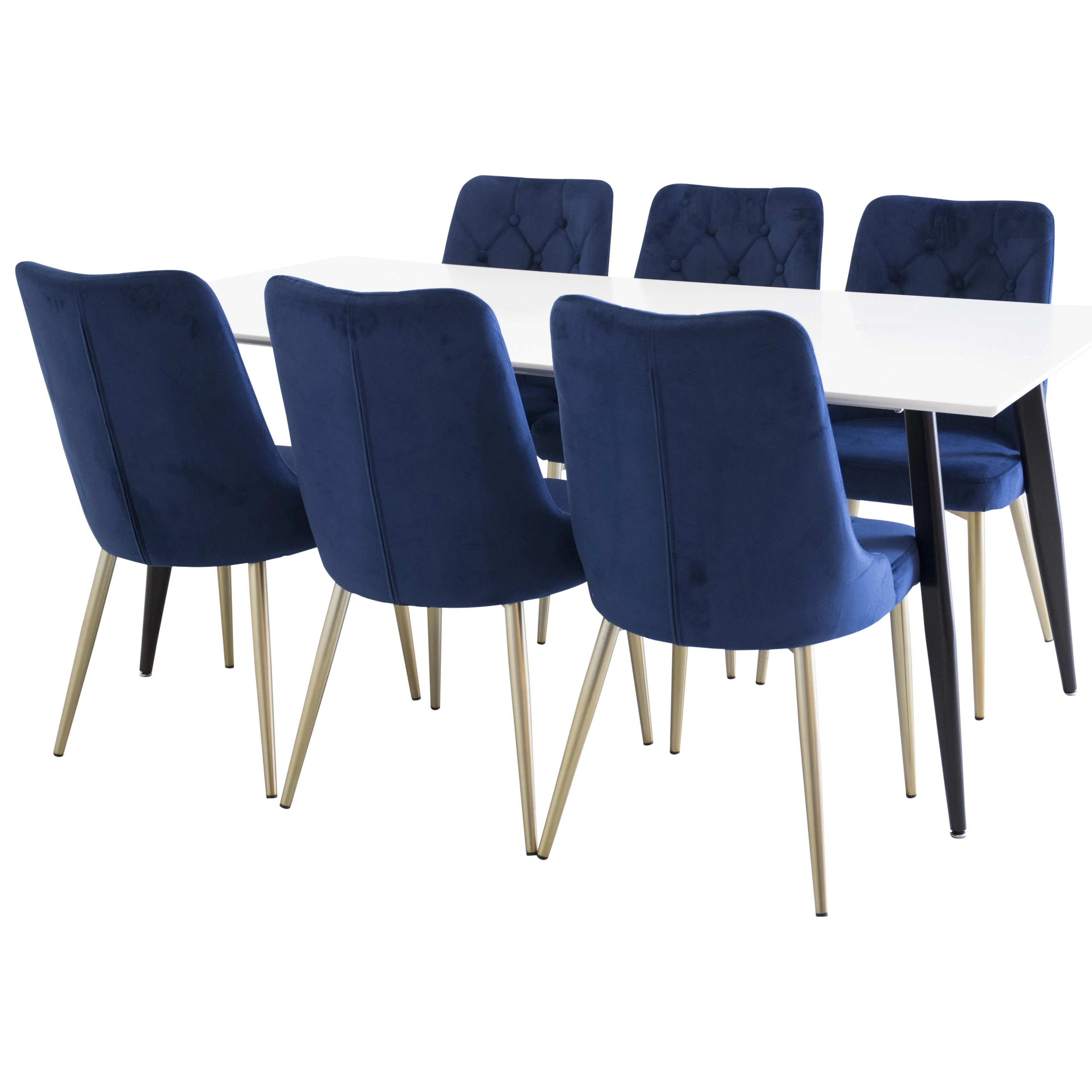 Blå/Mässing