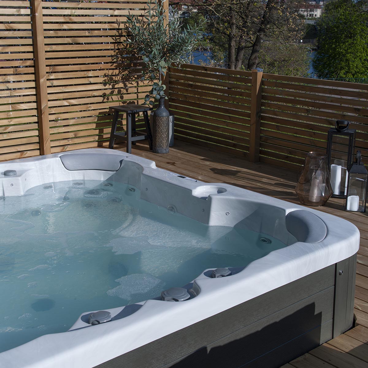 Spabad Westerbergs Sandhamn 42 Jets Vit med Lock