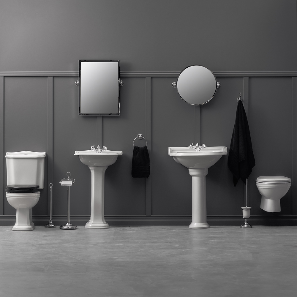 Toalettstol Miller Badrum Classic inkl. Cistern