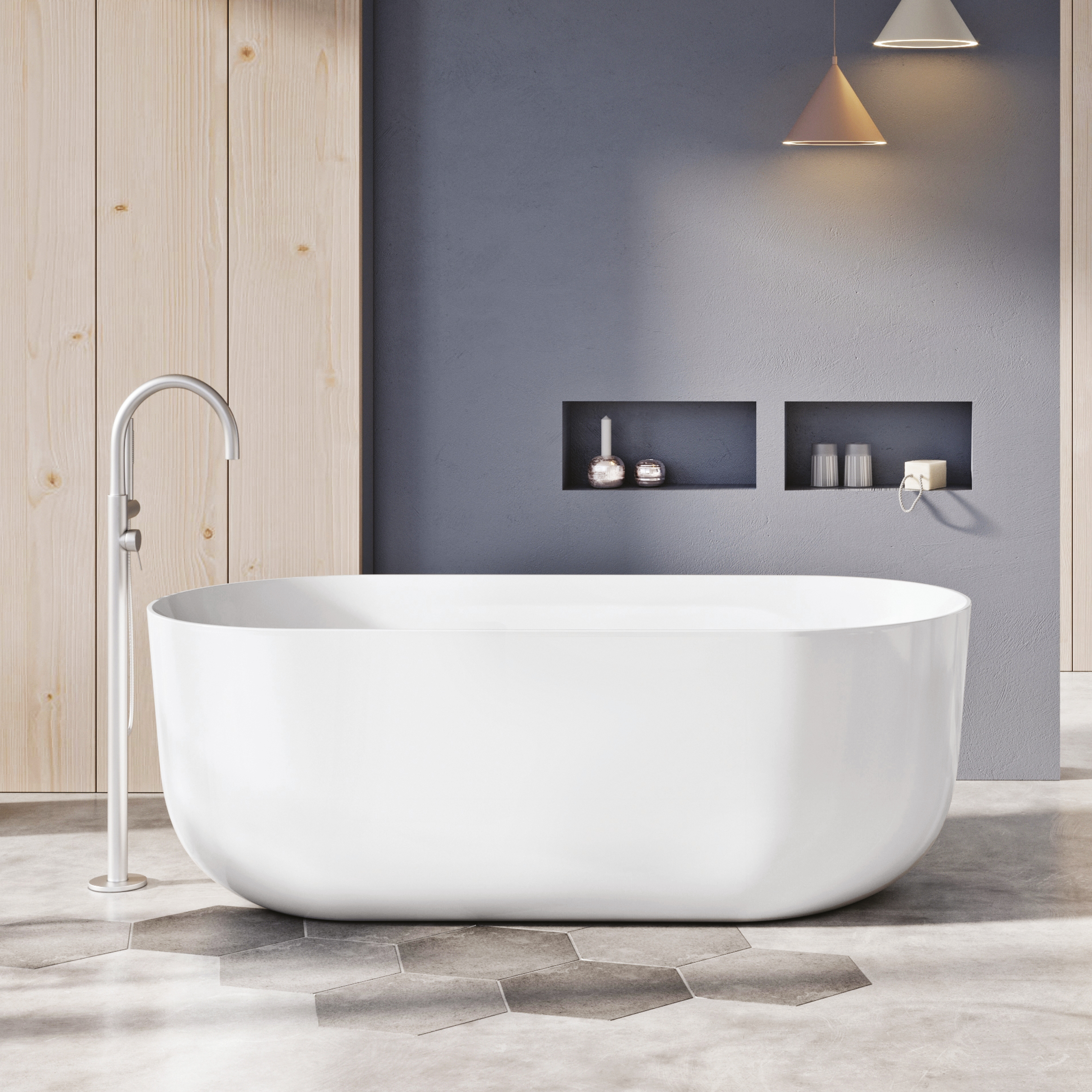 Badkar Swebad Abisko Solid Surface