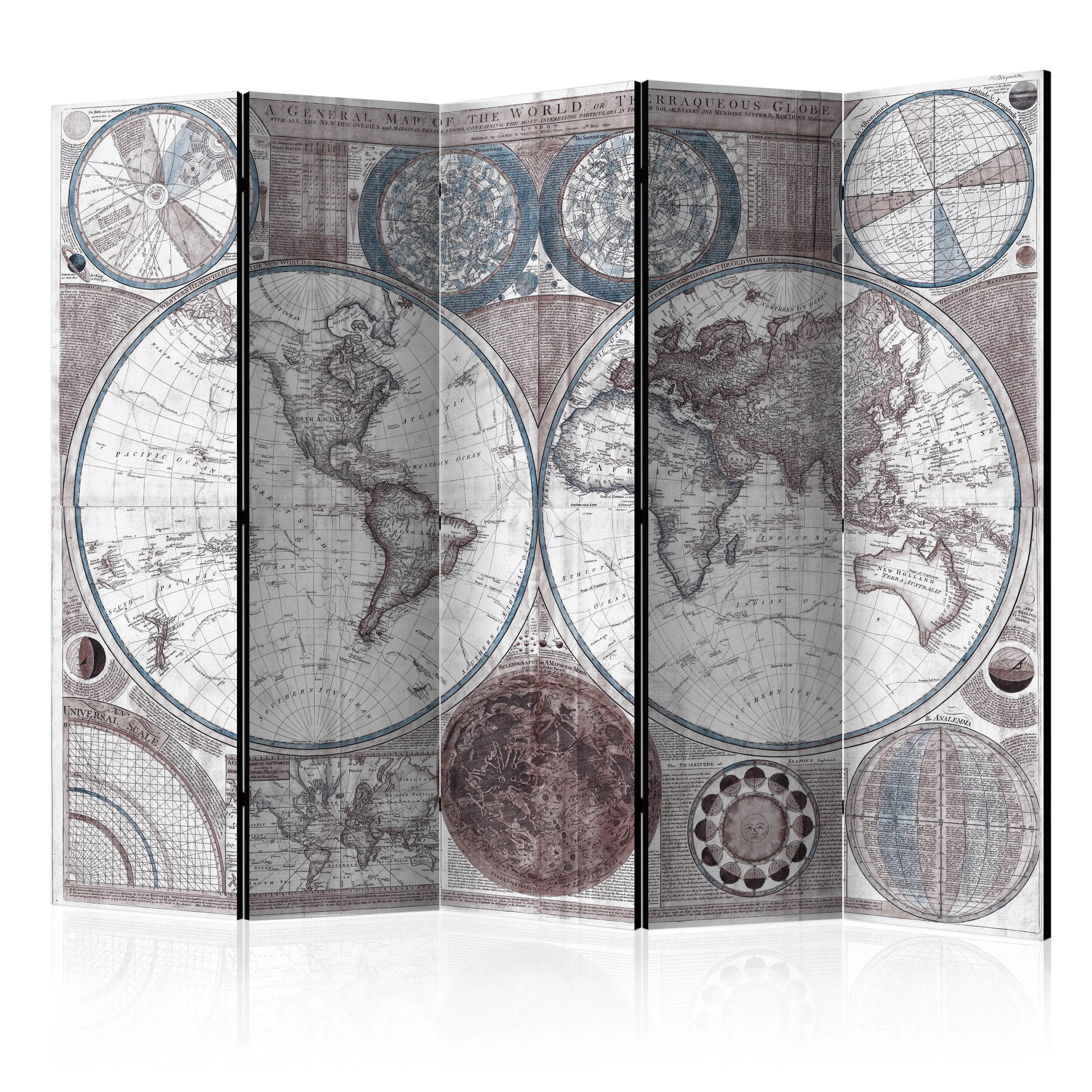 Rumsavdelare Arkiio Terraqueous Globe 225x172 cm