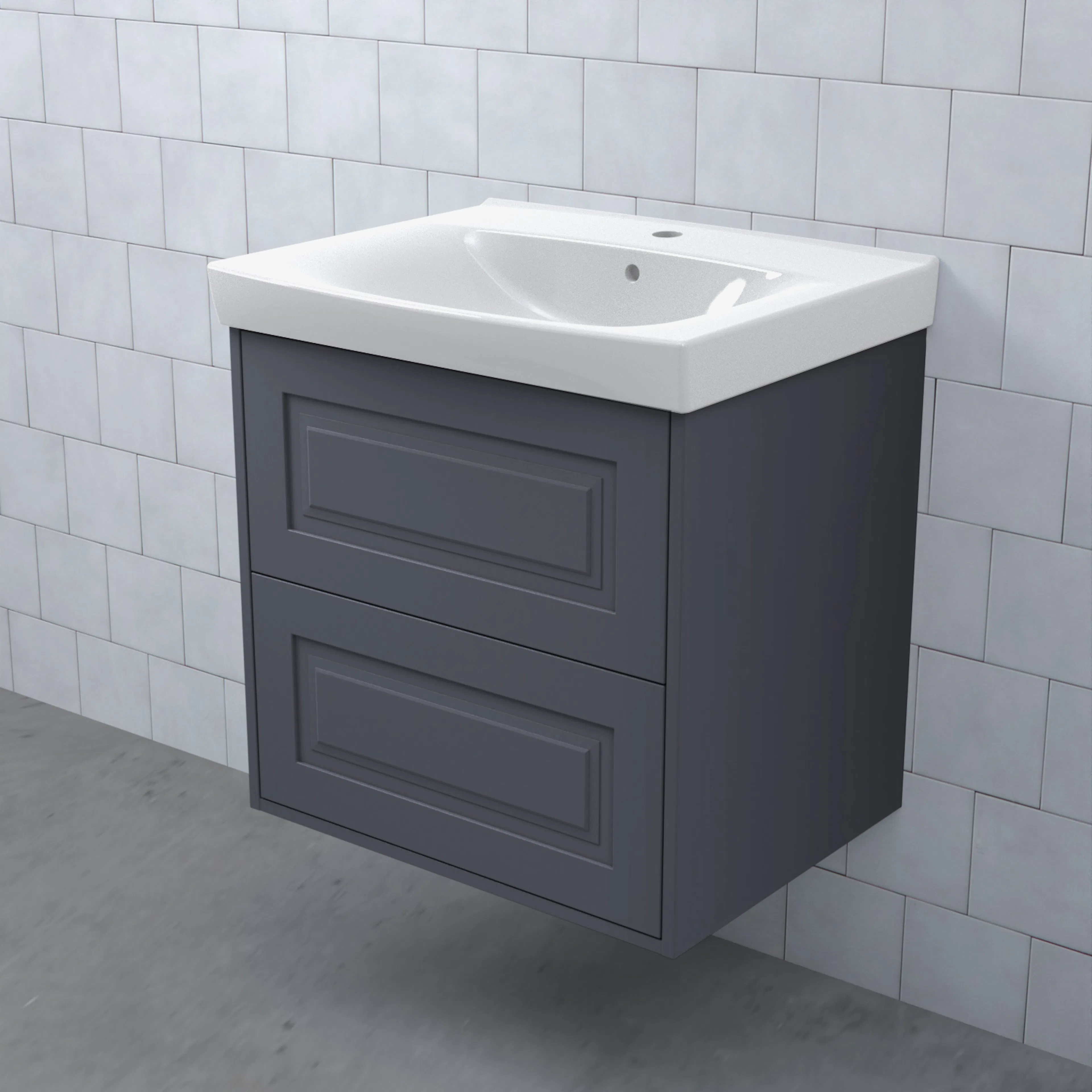 MEJDA Kommod Hög 60-45 Ram M1 Stålblå BxHXD: 598x572x465 mm, Ram M1 Stålblå