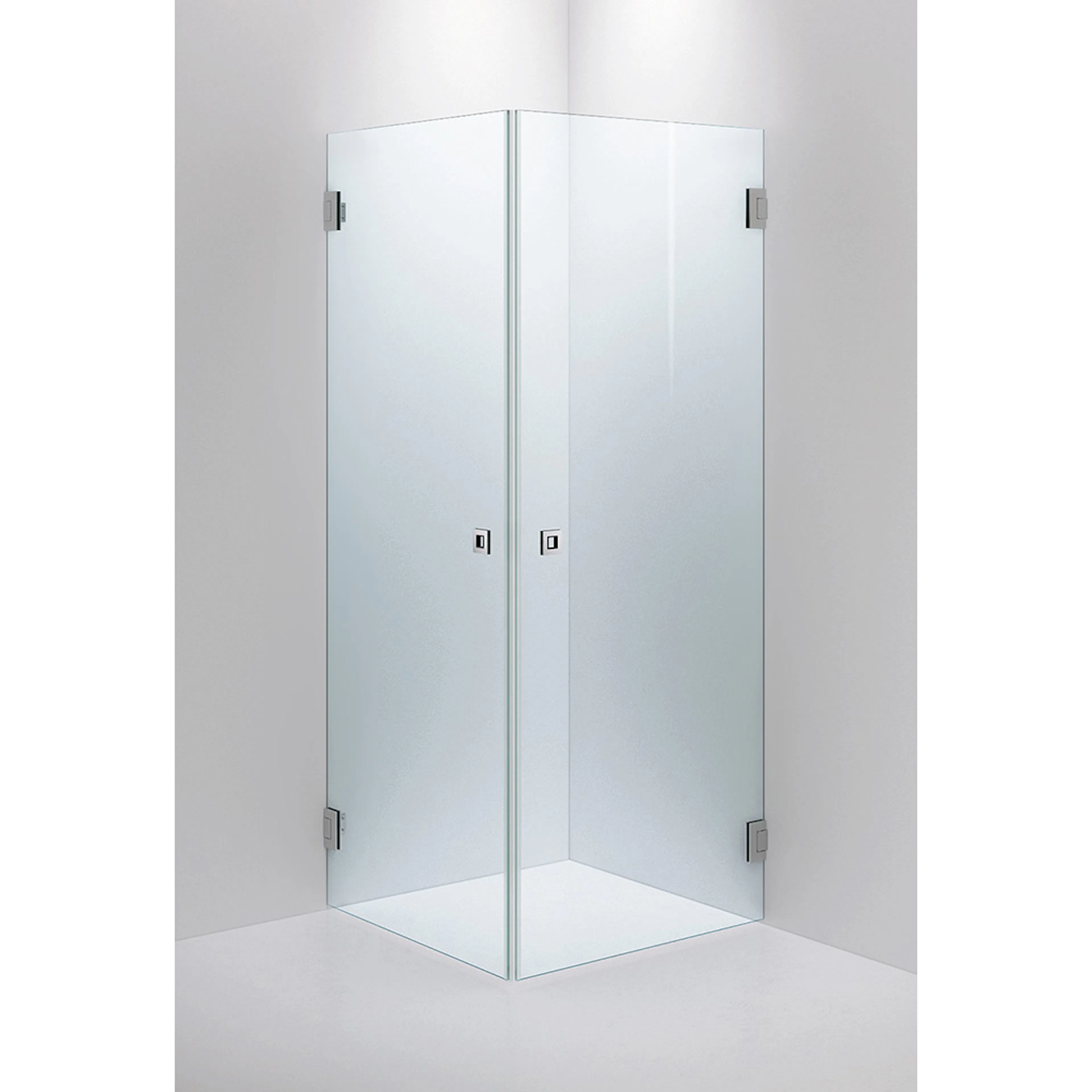 INR ARC 12 Klarglas Blank krom 800x800 Grepp Kvadrat Blank k 800x800 mm, Blank krom