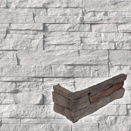 Väggsten ArtStone Hörnsten Profit Rustic Stone White