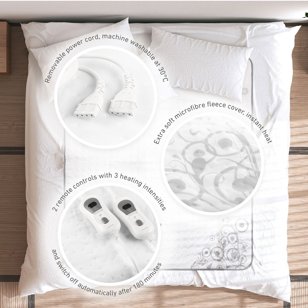 Värmemadrass Lanaform S2 160x140 cm