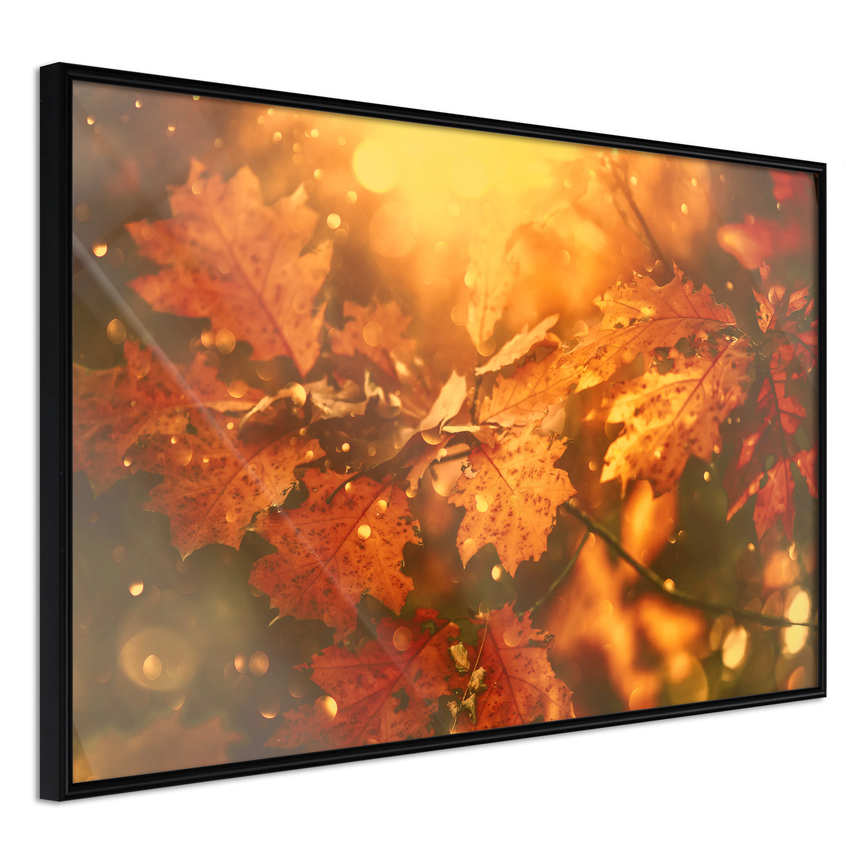 Poster Artgeist Affisch Dancing Leaves