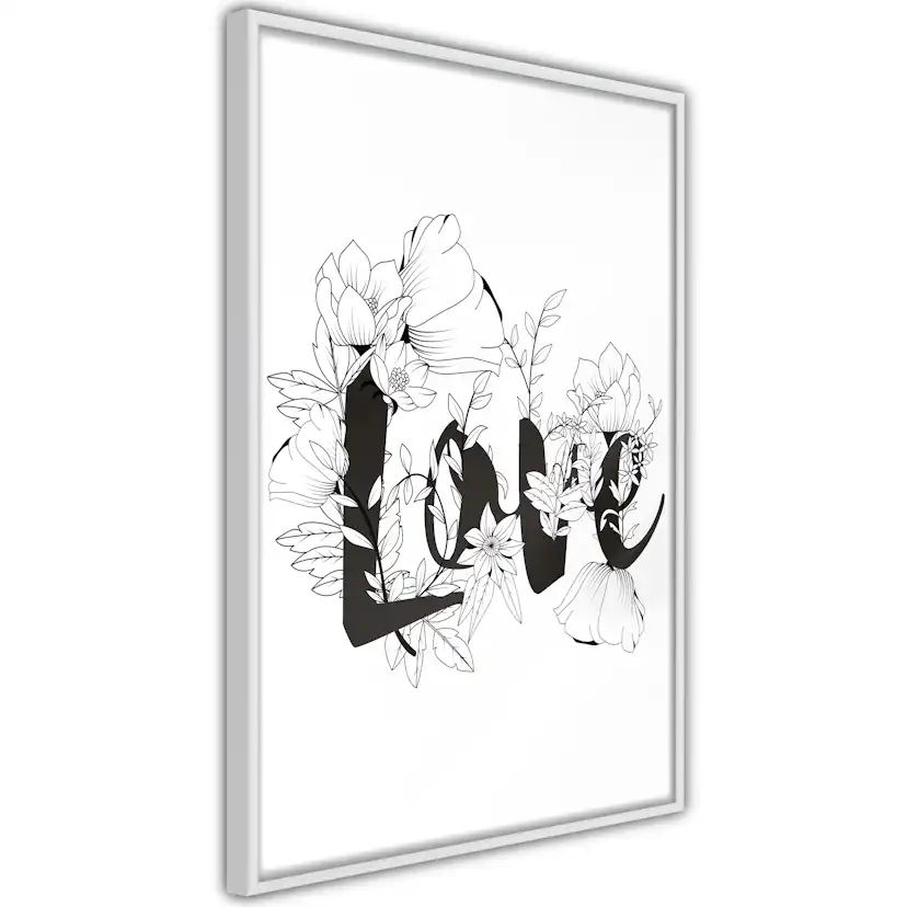 Poster Artgeist Affisch Love With Flowers