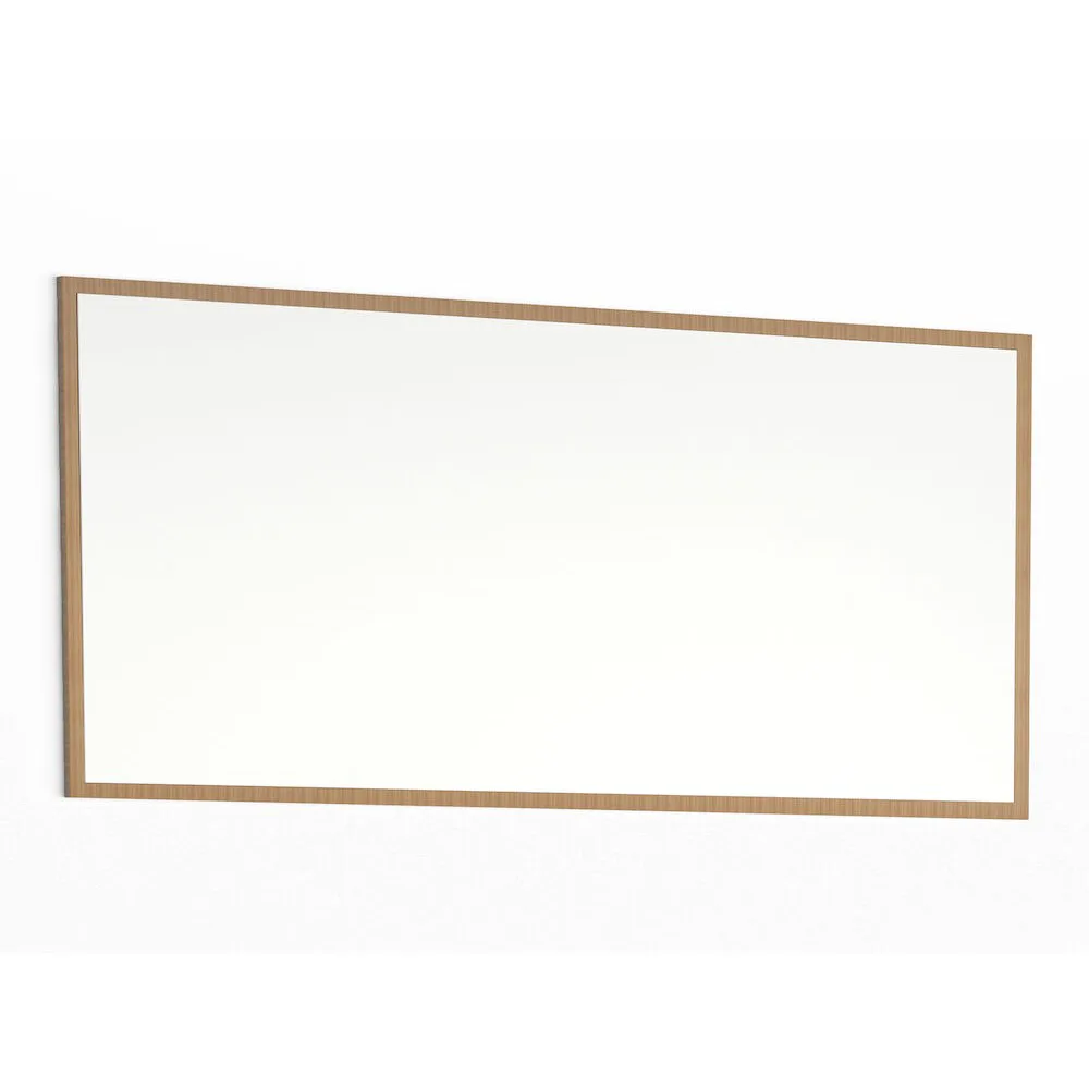 SPEGEL SOMMEN B1500 H720 VITEK 1500x720 mm, Vitpigmenterad Ek