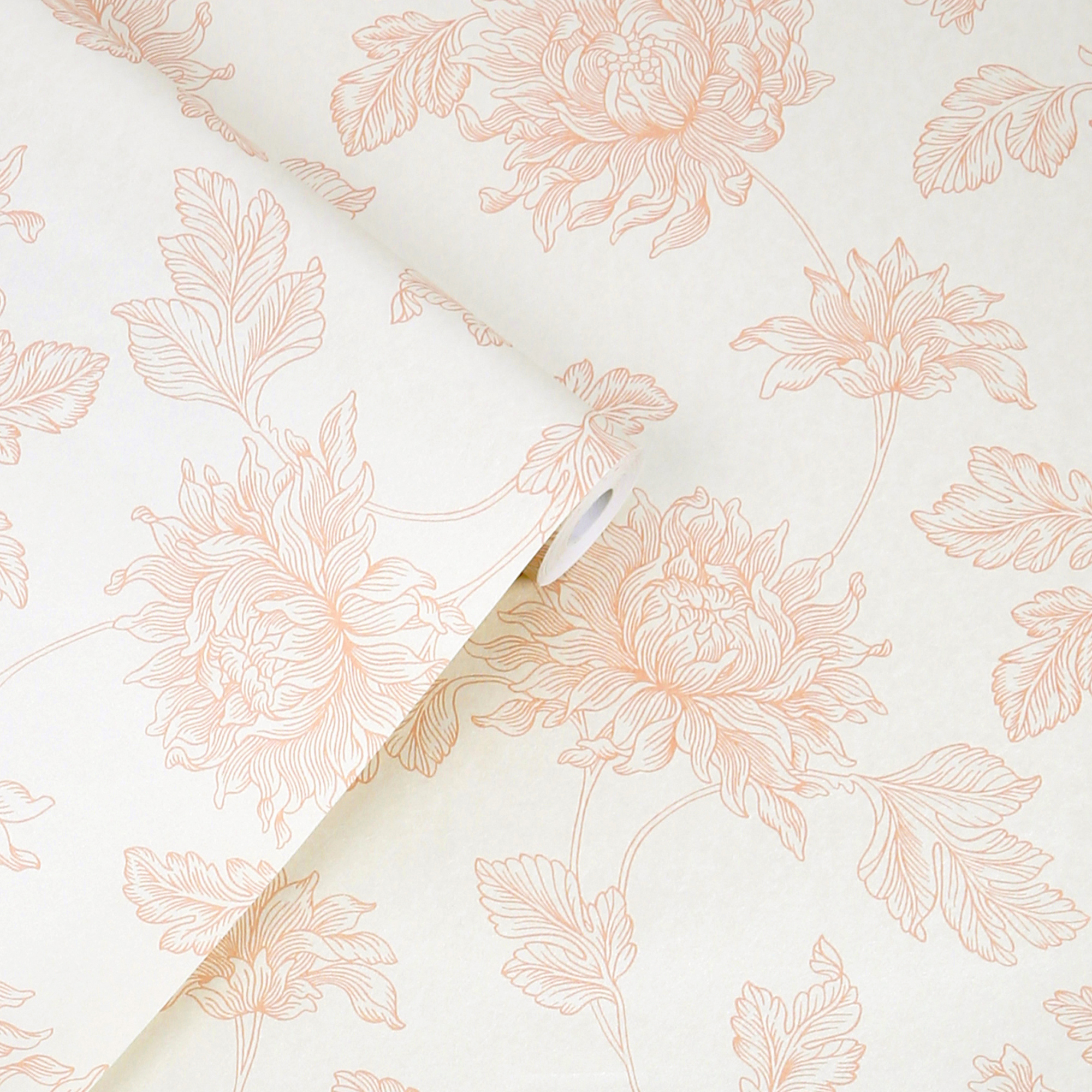 Tapet Laura Ashley Stratton Plaster Rosa 122763