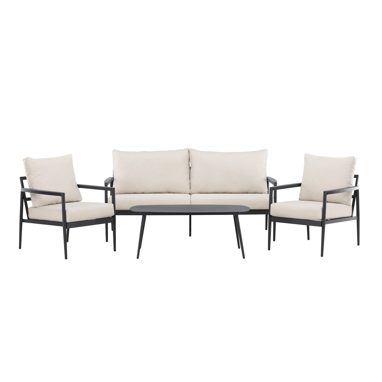 Loungeset Venture Home Taromina Soffgrupp Utomhus i Aluminium