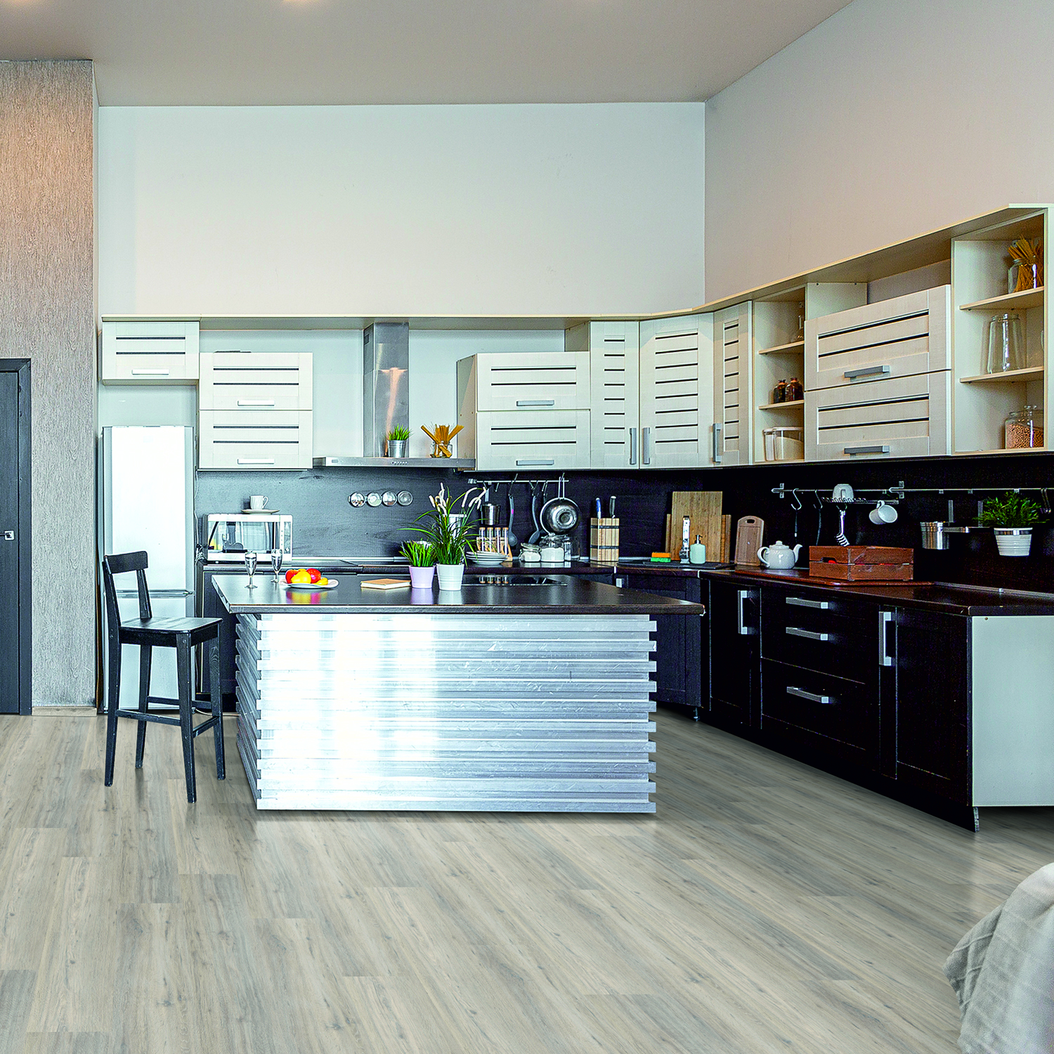 Vinylgolv Aspecta Nordic Oak Silver Vinylmatta