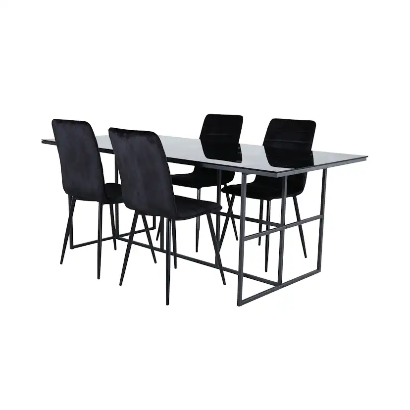 Matgrupp Venture Home Lund matbord och Walerina matstol