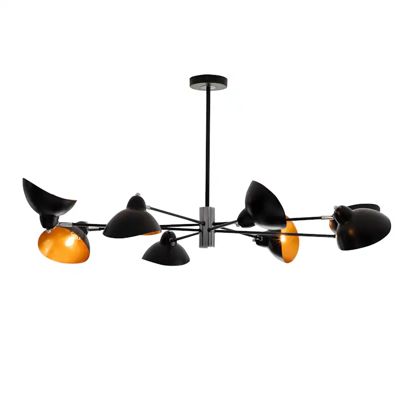 Taklampa Venture Home Emilio 8L