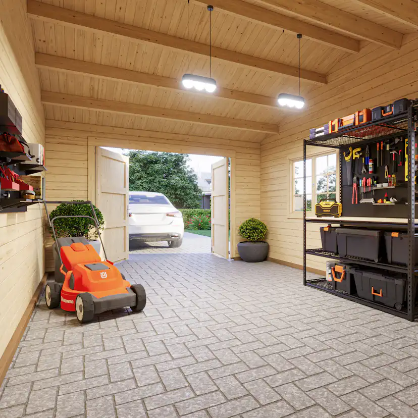 Roger 19,0+16,2 m2 with wooden gate NO Obehandlad