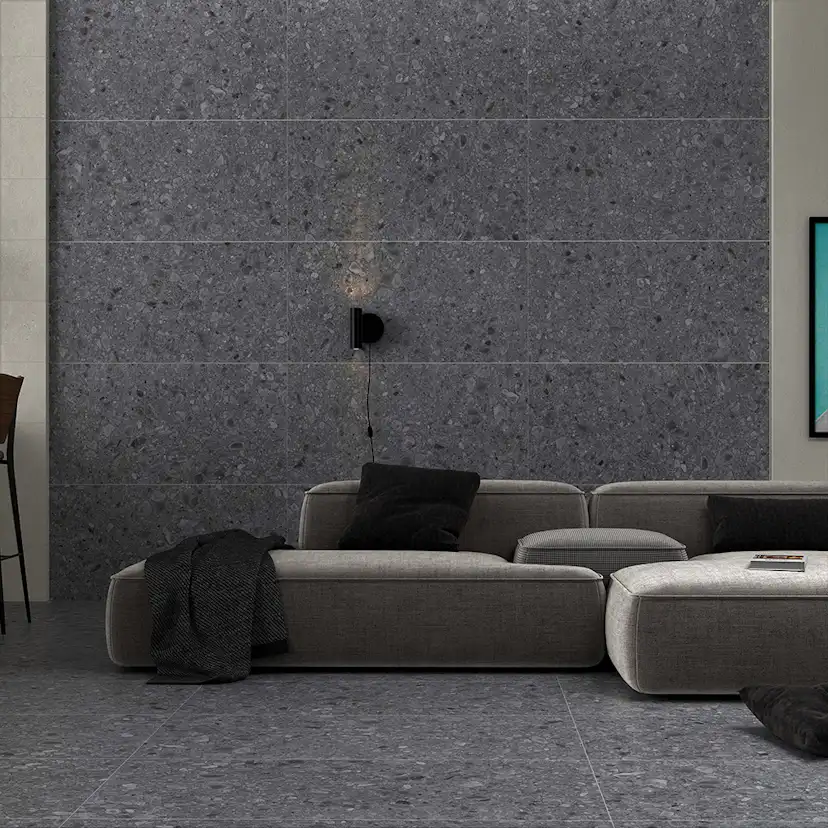 Klinker Tenfors Flodsten Night 60x60 cm