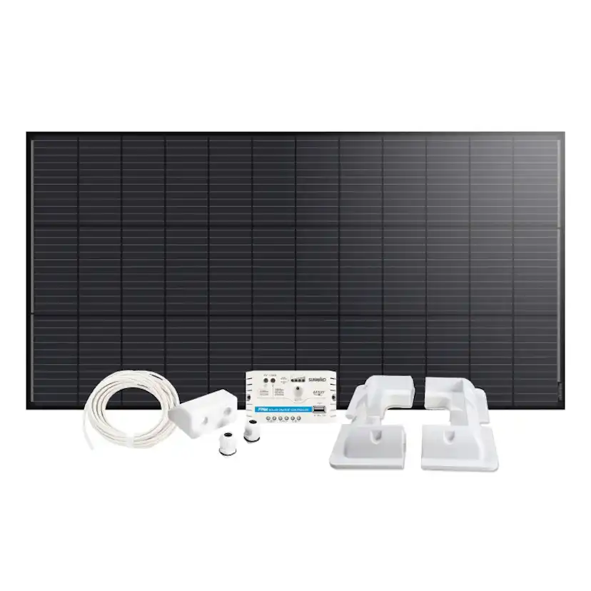 Solpanelspaket Sunwind 160 W Husvagn och Husbil Hörn