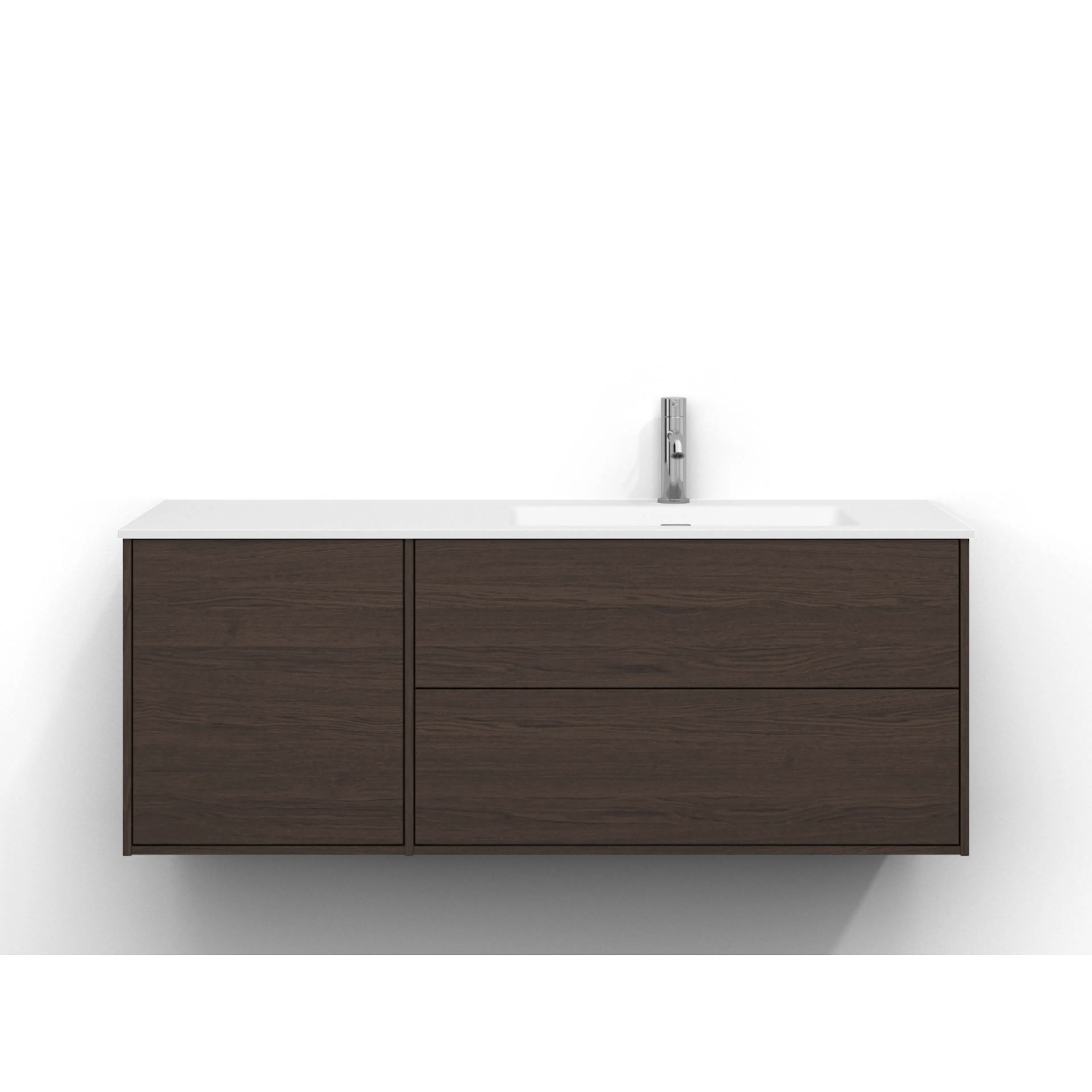 Tvättställsskåp Svedbergs Epos 120x45 med 2+1 Lådor