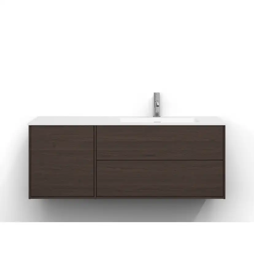 Tvättställsskåp Svedbergs Epos 120x45 med 2+1 Lådor