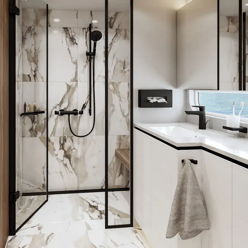 Hörnhylla Hansgrohe AddStoris