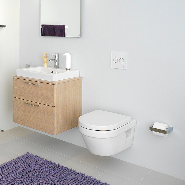 Vägghängd Toalettstol Gustavsberg Hygienic Flush 5G84