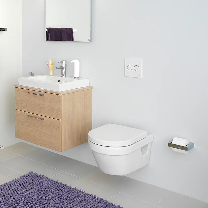 Vägghängd Toalettstol Gustavsberg Hygienic Flush 5G84