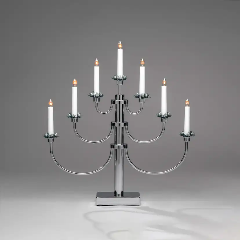 Adventsljusstake Gnosjö Konstsmide 7L Metall