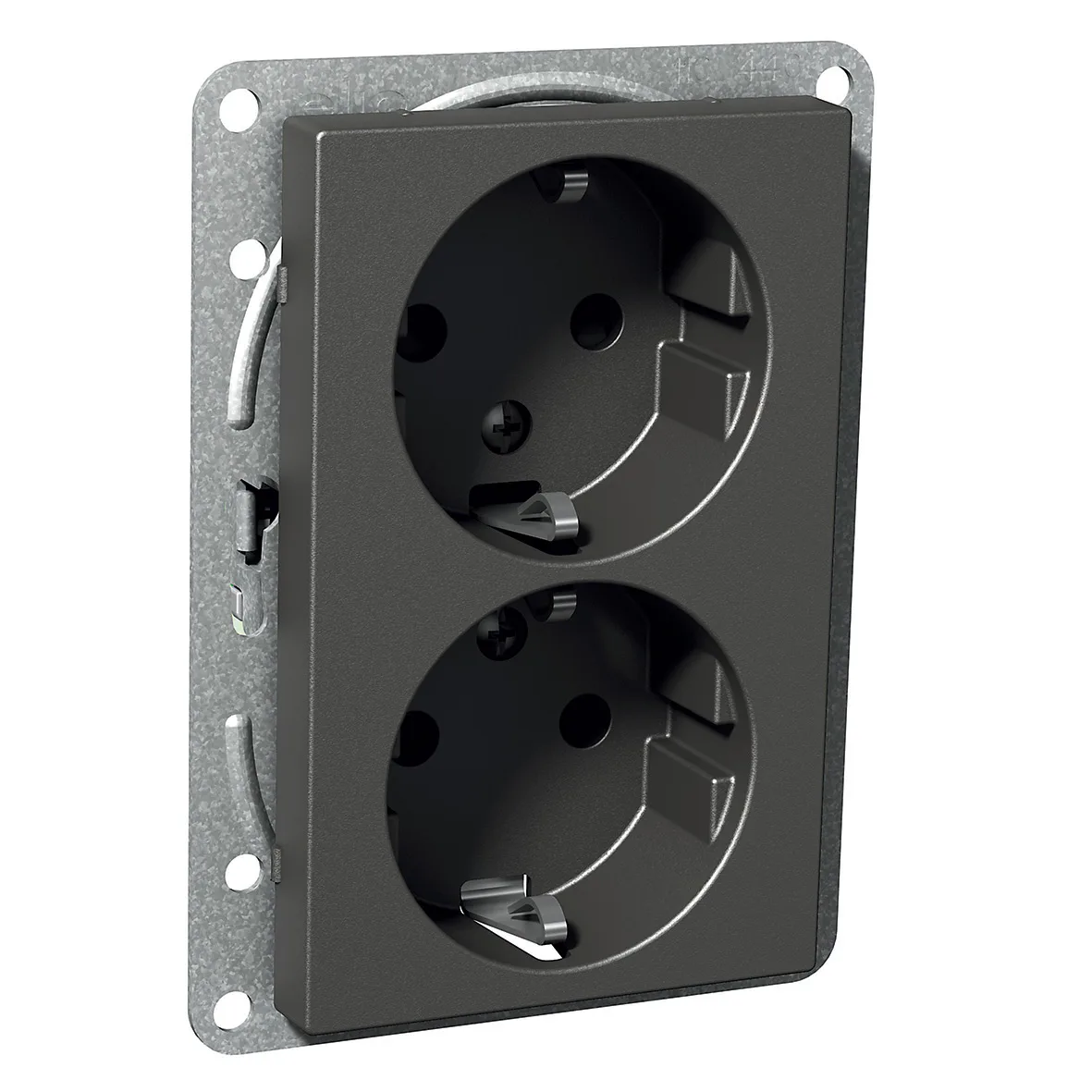 Vägguttag Schneider Electric Exxact 12 mm