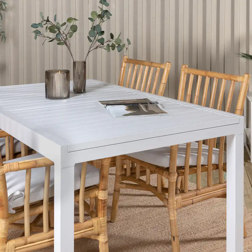 Matgrupp Venture Home Marbella med 4 Cane Stolar