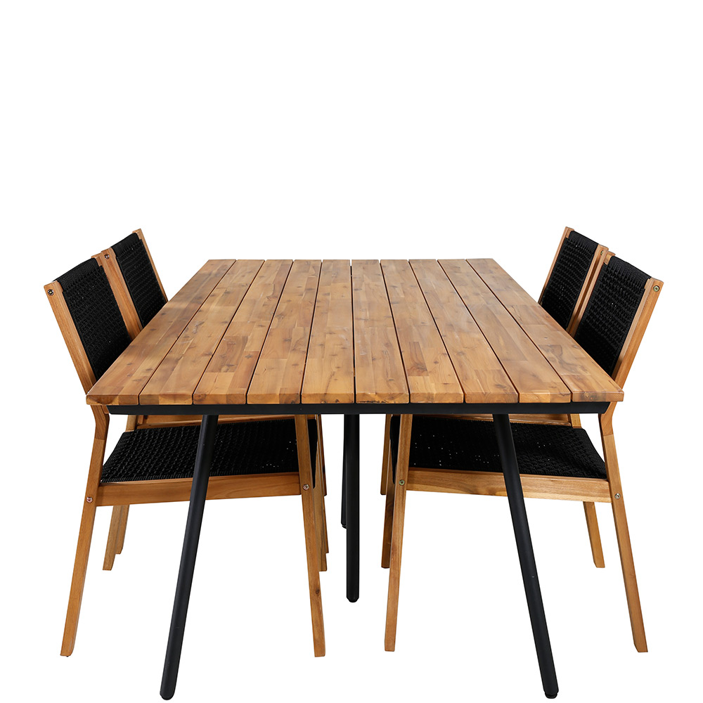 Matgrupp Venture Home Chane med 4 Jimbo Matstolar