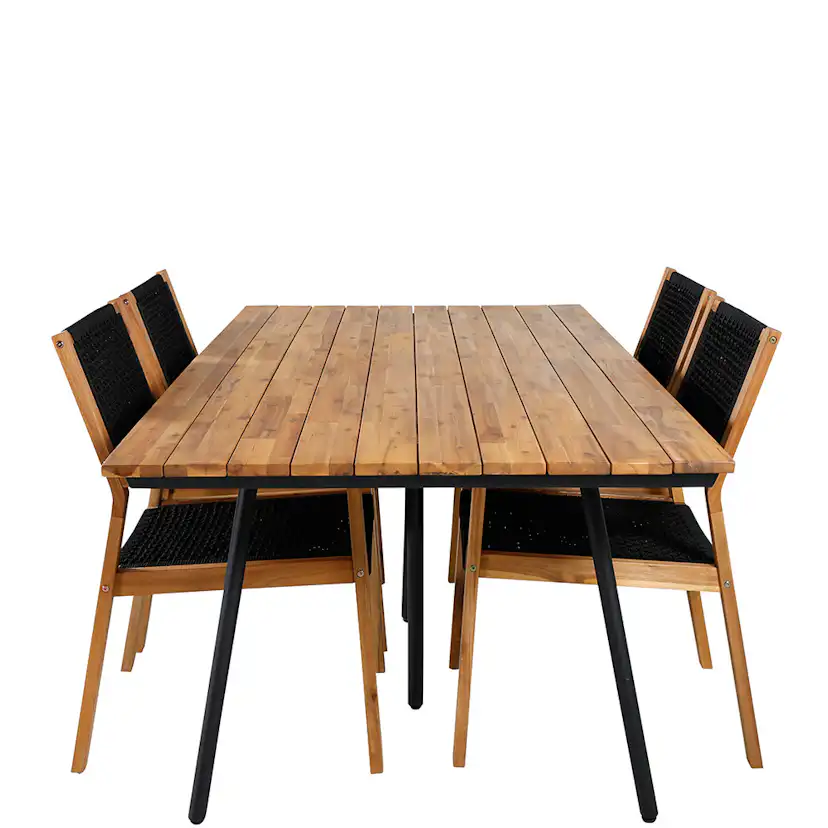 Matgrupp Venture Home Chane med 4 Jimbo Matstolar