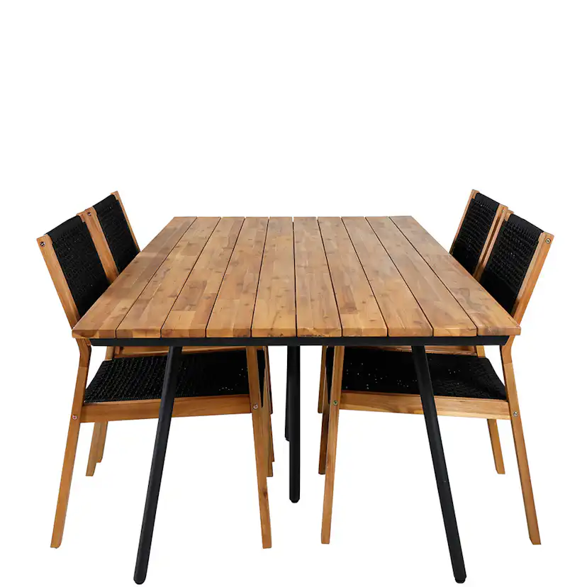 Matgrupp Venture Home Chane med 4 Jimbo Matstolar